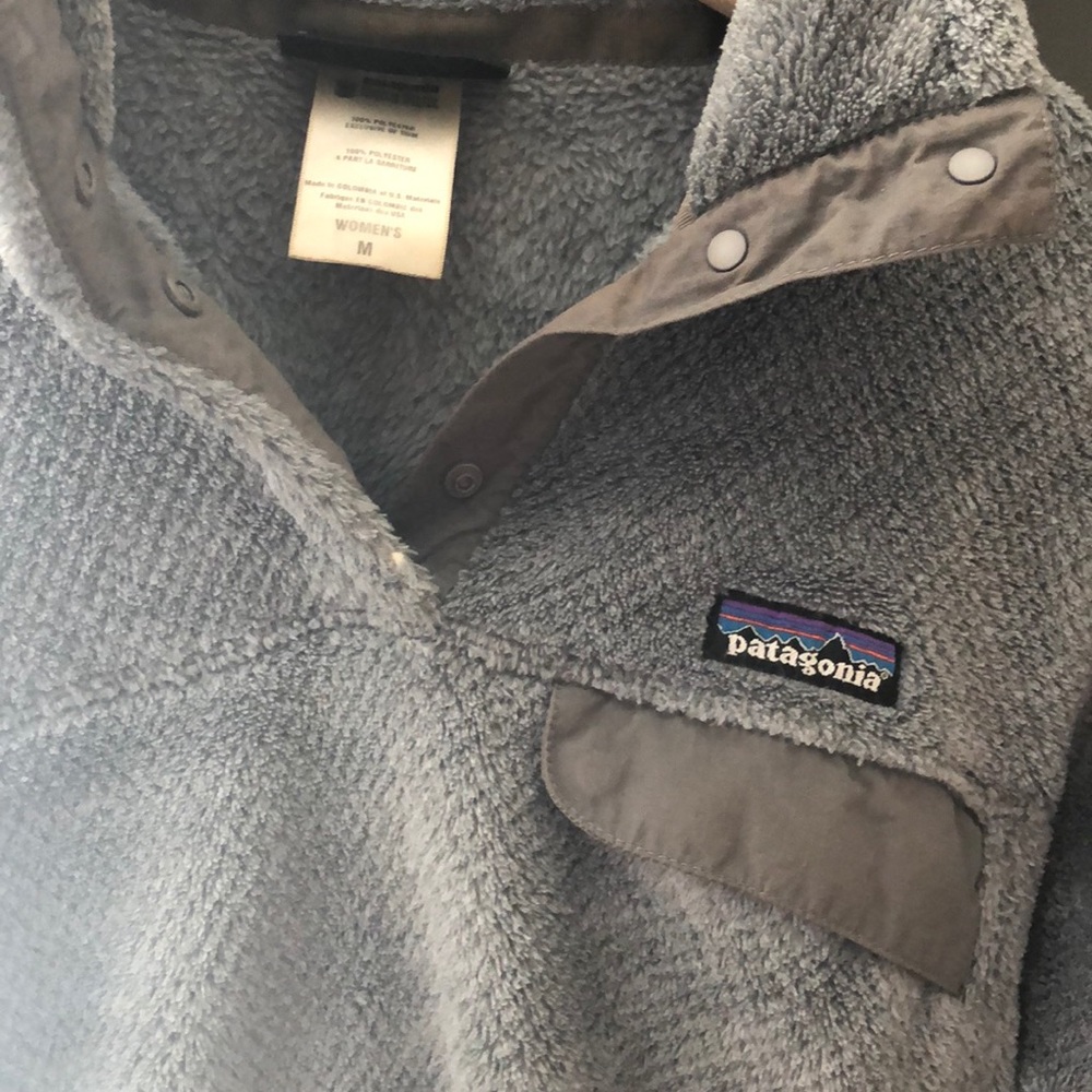 Gray Patagonia pullover